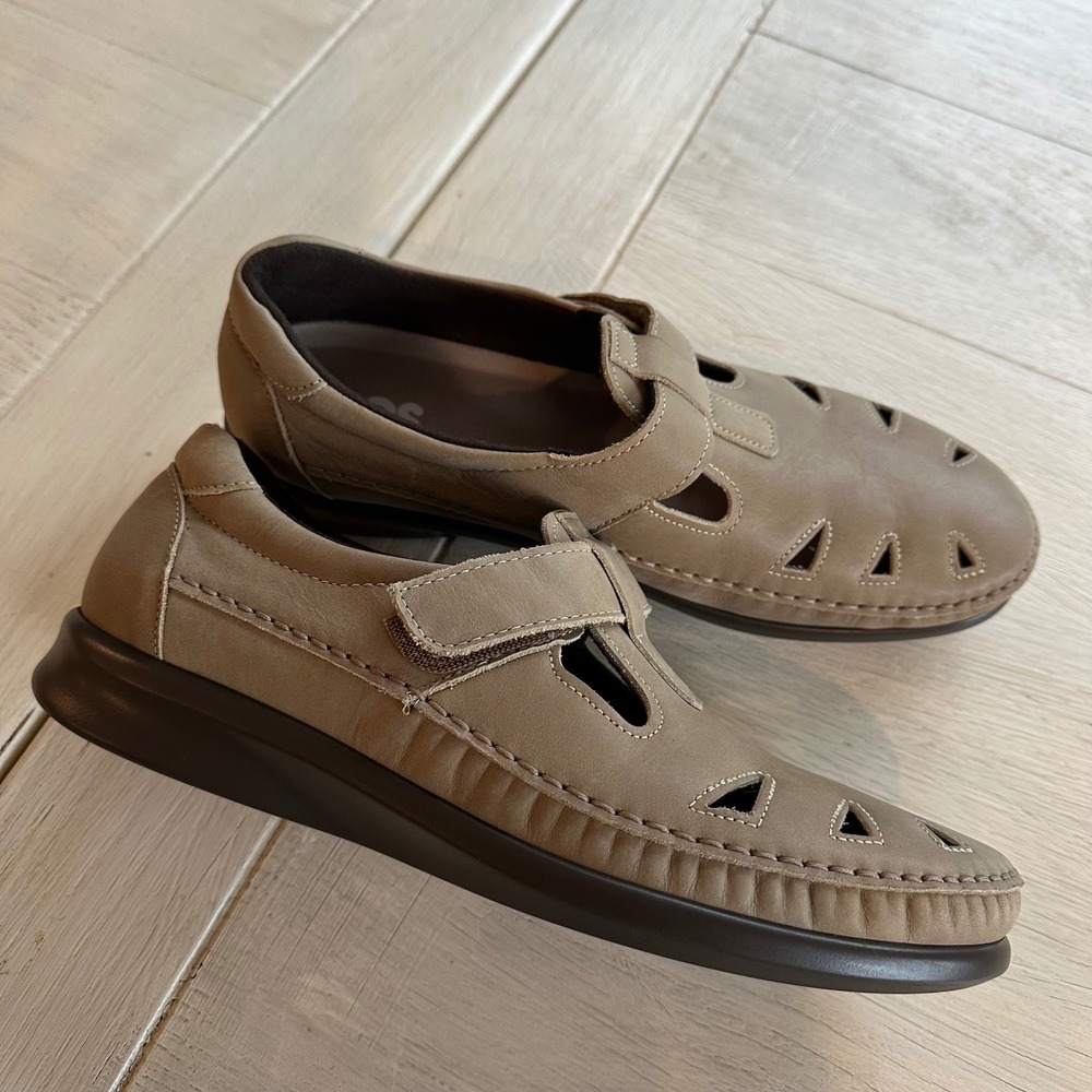 SAS Comfort Shoes Women's Leather Roamer Size 10.5‎ M Diabetic Ortho